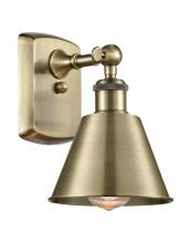 Innovations Lighting 516-1W-AB-M8 - Smithfield - 1 Light - 7 inch - Antique Brass - Sconce
