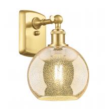 Innovations Lighting 516-1W-SG-G128-8 - Athens - 1 Light - 8 inch - Satin Gold - Sconce