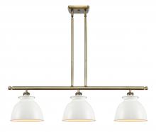 Innovations Lighting 516-3I-AB-M14-W - Adirondack - 3 Light - 36 inch - Antique Brass - Cord hung - Island Light