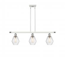 Innovations Lighting 516-3I-WPC-G654-6-LED - Cindyrella - 3 Light - 36 inch - White Polished Chrome - Cord hung - Island Light