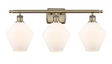 Innovations Lighting 516-3W-AB-G651-8 - Cindyrella - 3 Light - 28 inch - Antique Brass - Bath Vanity Light
