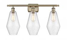 Innovations Lighting 516-3W-AB-G654-7 - Cindyrella - 3 Light - 27 inch - Antique Brass - Bath Vanity Light