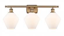 Innovations Lighting 516-3W-BB-G651-8 - Cindyrella - 3 Light - 28 inch - Brushed Brass - Bath Vanity Light