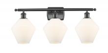 Innovations Lighting 516-3W-BK-G651-8 - Cindyrella - 3 Light - 28 inch - Matte Black - Bath Vanity Light