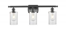Innovations Lighting 516-3W-BK-G804 - Clymer - 3 Light - 24 inch - Matte Black - Bath Vanity Light