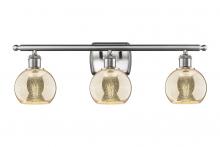Innovations Lighting 516-3W-SN-G128-6 - Athens - 3 Light - 26 inch - Brushed Satin Nickel - Bath Vanity Light