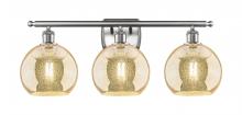 Innovations Lighting 516-3W-SN-G128-8 - Athens - 3 Light - 28 inch - Brushed Satin Nickel - Bath Vanity Light