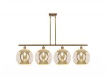 Innovations Lighting 516-4I-BB-G128-12 - Athens - 4 Light - 50 inch - Brushed Brass - Stem Hung - Island Light