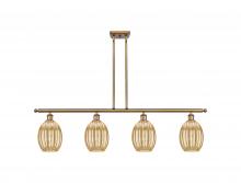 Innovations Lighting 516-4I-BB-G459-6ME - Preston Bulb - 4 Light - 48 inch - Brushed Brass - Stem Hung - Island Light