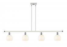 Innovations Lighting 516-4I-WPC-G1217-6WV - White Venetian - 4 Light - 48 inch - White Polished Chrome - Stem Hung - Island Light