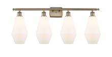 Innovations Lighting 516-4W-AB-G651-7 - Cindyrella - 4 Light - 37 inch - Antique Brass - Bath Vanity Light