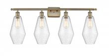 Innovations Lighting 516-4W-AB-G654-7 - Cindyrella - 4 Light - 37 inch - Antique Brass - Bath Vanity Light