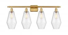 Innovations Lighting 516-4W-SG-G654-7 - Cindyrella - 4 Light - 37 inch - Satin Gold - Bath Vanity Light