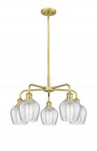 Innovations Lighting 516-5CR-SG-G462-6 - Norfolk - 5 Light - 24 inch - Satin Gold - Chandelier