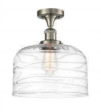 Innovations Lighting 517-1CH-SN-G713-L - Bell - 1 Light - 12 inch - Brushed Satin Nickel - Semi-Flush Mount