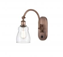 Innovations Lighting 518-1W-AC-G392 - Ellery - 1 Light - 5 inch - Antique Copper - Sconce