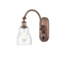Innovations Lighting 518-1W-AC-G394 - Ellery - 1 Light - 5 inch - Antique Copper - Sconce