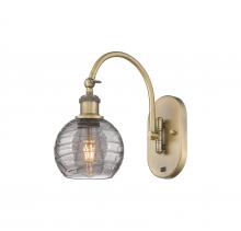 Innovations Lighting 518-1W-BB-G1213-6SM - Athens Deco Swirl - 1 Light - 6 inch - Brushed Brass - Sconce