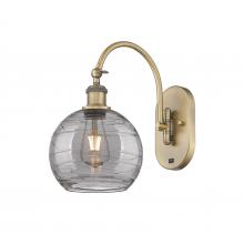 Innovations Lighting 518-1W-BB-G1213-8SM - Athens Deco Swirl - 1 Light - 8 inch - Brushed Brass - Sconce