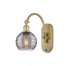 Innovations Lighting 518-1W-SG-G1213-6SM - Athens Deco Swirl - 1 Light - 6 inch - Satin Gold - Sconce