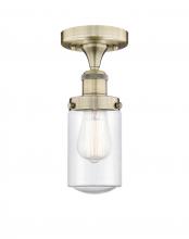 Innovations Lighting 616-1F-AB-G314 - Dover - 1 Light - 5 inch - Antique Brass - Semi-Flush Mount