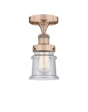 Innovations Lighting 616-1F-AC-G184S - Canton - 1 Light - 5 inch - Antique Copper - Semi-Flush Mount