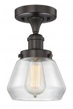 Innovations Lighting 616-1F-OB-G172 - Fulton - 1 Light - 7 inch - Oil Rubbed Bronze - Semi-Flush Mount