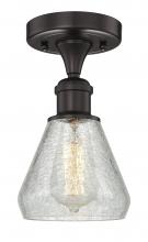Innovations Lighting 616-1F-OB-G275 - Conesus - 1 Light - 6 inch - Oil Rubbed Bronze - Semi-Flush Mount