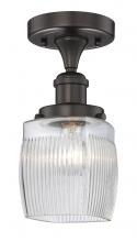 Innovations Lighting 616-1F-OB-G302 - Colton - 1 Light - 6 inch - Oil Rubbed Bronze - Semi-Flush Mount