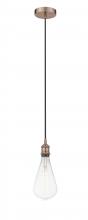 Innovations Lighting 616-1P-AC-BB125LED - Edison - 1 Light - 6 inch - Antique Copper - Cord hung - Mini Pendant