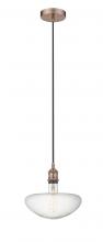 Innovations Lighting 616-1P-AC-BB250LED - Edison - 1 Light - 9 inch - Antique Copper - Cord hung - Mini Pendant