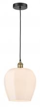 Innovations Lighting 616-1P-BAB-G461-12 - Norfolk - 1 Light - 12 inch - Black Antique Brass - Cord hung - Mini Pendant