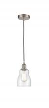 Innovations Lighting 616-1P-SN-G394-LED - Ellery - 1 Light - 5 inch - Brushed Satin Nickel - Cord hung - Mini Pendant