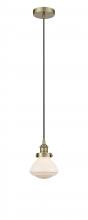 Innovations Lighting 616-1PH-AB-G321 - Olean - 1 Light - 7 inch - Antique Brass - Cord hung - Mini Pendant