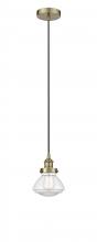 Innovations Lighting 616-1PH-AB-G322 - Olean - 1 Light - 7 inch - Antique Brass - Cord hung - Mini Pendant