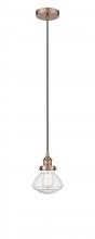 Innovations Lighting 616-1PH-AC-G324 - Olean - 1 Light - 7 inch - Antique Copper - Cord hung - Mini Pendant