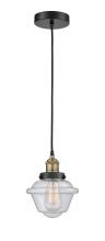 Innovations Lighting 616-1PH-BAB-G534 - Oxford - 1 Light - 7 inch - Black Antique Brass - Cord hung - Mini Pendant