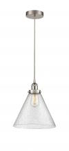 Innovations Lighting 616-1PH-SN-G44-L-LED - Cone - 1 Light - 12 inch - Brushed Satin Nickel - Cord hung - Mini Pendant