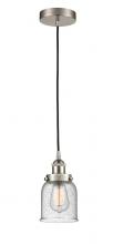 Innovations Lighting 616-1PH-SN-G54-LED - Bell - 1 Light - 5 inch - Brushed Satin Nickel - Cord hung - Mini Pendant