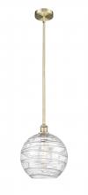 Innovations Lighting 616-1S-AB-G1213-12 - Athens Deco Swirl - 1 Light - 12 inch - Antique Brass - Cord hung - Mini Pendant