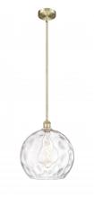 Innovations Lighting 616-1S-AB-G1215-14 - Athens Water Glass - 1 Light - 13 inch - Antique Brass - Cord hung - Pendant