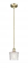 Innovations Lighting 616-1S-AB-G402 - Niagara - 1 Light - 7 inch - Antique Brass - Cord hung - Mini Pendant