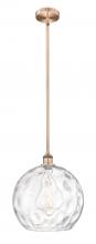 Innovations Lighting 616-1S-AC-G1215-14 - Athens Water Glass - 1 Light - 13 inch - Antique Copper - Cord hung - Pendant
