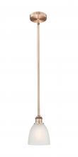 Innovations Lighting 616-1S-AC-G381 - Castile - 1 Light - 6 inch - Antique Copper - Cord hung - Mini Pendant