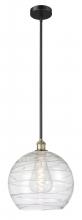 Innovations Lighting 616-1S-BAB-G1213-14 - Athens Deco Swirl - 1 Light - 14 inch - Black Antique Brass - Cord hung - Pendant