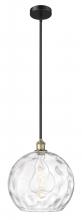 Innovations Lighting 616-1S-BAB-G1215-14 - Athens Water Glass - 1 Light - 13 inch - Black Antique Brass - Cord hung - Pendant