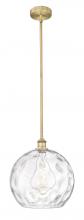 Innovations Lighting 616-1S-BB-G1215-14 - Athens Water Glass - 1 Light - 13 inch - Brushed Brass - Cord hung - Pendant