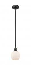 Innovations Lighting 616-1S-BK-G101 - Belfast - 1 Light - 6 inch - Matte Black - Cord hung - Mini Pendant