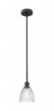Innovations Lighting 616-1S-BK-G382 - Castile - 1 Light - 6 inch - Matte Black - Cord hung - Mini Pendant