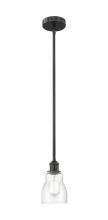 Innovations Lighting 616-1S-BK-G394 - Ellery - 1 Light - 5 inch - Matte Black - Cord hung - Mini Pendant